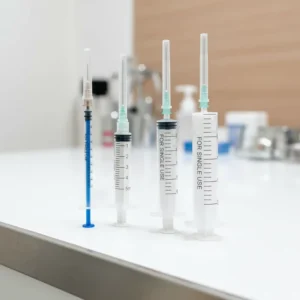 Veterinary Disposable Sterile PP Syringes 3 Parts 3ml with or Without Needle OEM Available