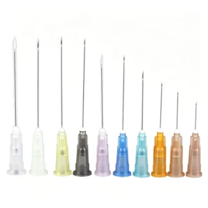 Veterinary Disposable Syringe Needle Tip Caps Sterile Stainless Steel Animal Hypodermic Injection Needle