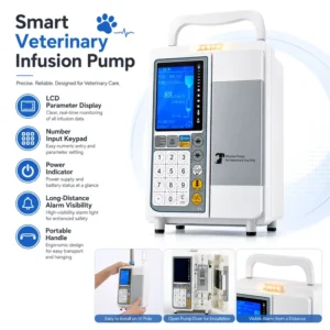 Veterinary Equipment Portable Intravenous Infusion Pumps Medical Pet’s Infusion Drip Veterinary Instrument