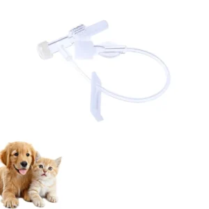 Veterinary IV Infusion Set Clinic Supplies with Luer Lock Extension Tube and T Connector