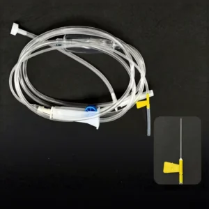 Veterinary Infusion Set with Air Vented Spike Safety IV Set with Micro Drip for Animals