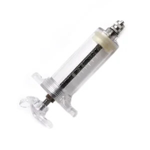 Veterinary Injection Syringe Automatic Adjustable Plastic Steel Injector 20ml-100ml Reusable Continuous Injector Drenching