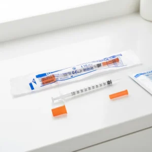 Veterinary Insulin Syringe Disposable Safety EO Gas Sterile PP 0.5ml 1ml Animal Injection Gun