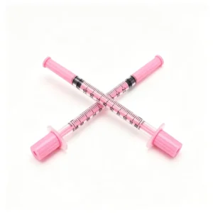 Veterinary Jeringas De Insulina 31g 6mm 50unit Disposable Pink Insulin Needle