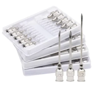 Veterinary Knurled Round Hub Needles Veterinary Vaccine Syringe Needles Stainless Steel Injection Needle for Animal