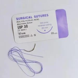 Veterinary Nylon Surgical Sutures with Needle Non Absorbable Medical Thread Factory Price CE Approved