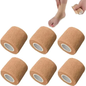 Veterinary Pet Wrap Bandage CE Certified Class I Customized Color Non Woven Sports Elastic Skin Friendly Self Adhesive
