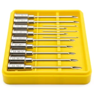 Veterinary Reusable Stainless Steel Subcutaneous Needle Surgical Instruments Livestock General Surgery ICU Use Diagnosis