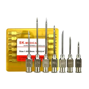 Veterinary Syringe Needle Stainless Steel Animal Vaccine Injector Needles Animal Feeding and Treatment Needle