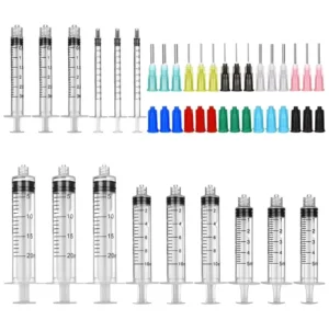 Veterinary Syringe Plastic Disposable Syringe Sterile Needle Tube Epidemic Prevention Feeding Vaccine