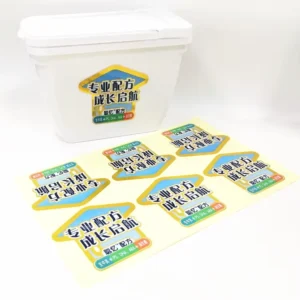 Vinyl Waterproof Resealable Labels Stickers for Baby Wet Wipes and Pocket Tissue Personal Care Adhesive Stickers