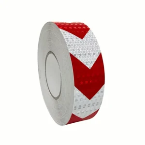 Visibility Warning Red and White Safety Caution Road Car Reflective Adhesive Tape