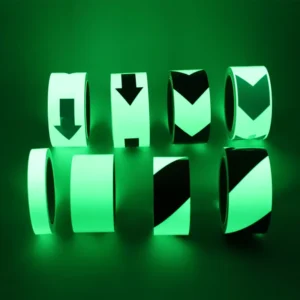 Visible UV Light Glowing Blacklight Reactive Neon Fluorescent Colored Adhesive Gaffer Luminous Warning Tape