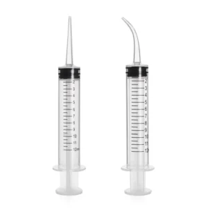 WEGO Curved Tip Plastic Injection Syringe Dental Disposable Irrigation Syringe Manufacturers