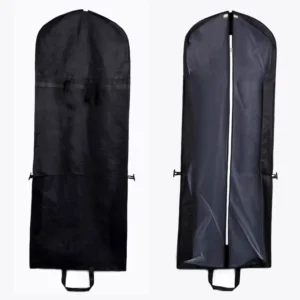 Wardrobe Clothes Cover Suit Cover with Zipper Garment Bag with Clear Window Fur Coat Protector