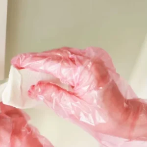 Waste Management Disposable HDPE Gloves Puncture Cut Resistant for Trash Collection Recycling