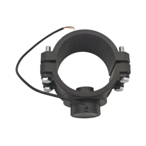 Water Flow Sensor 34 mm Flow Sensor Clamping Saddle with 4 Bolts for Agricultural Irrigation