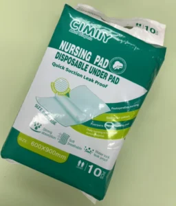 Water Lock Leak Proof 60*90cm Disposable Hygienic Nursing Under Urine Pads