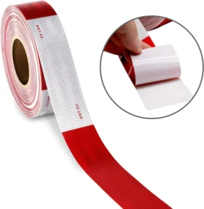 Waterproof 3meter Reflective Adhesive Tape 893d Red and White Truck Warning Reflective Tape