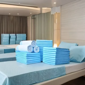 Waterproof 60*90 Incontinence Bed Pads 5 Washable Underpad with Leak Guard for Babies and Adults Sleeping Bag