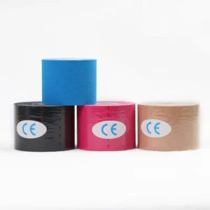 Waterproof Acrylic Pressure Sensitive Single Sided Cotton Medical Kinesiology Tape for Extreme Sports Use