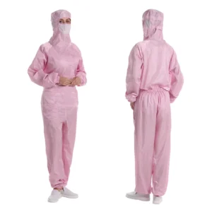 Waterproof Breathable Anti Static Disposable Lab Use Safety Suit Level C Protection SF Microporous Film Regular Fit 100 150C