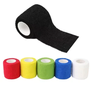 Waterproof Breathable Soft Woven Self Adhesive Elastic Bandage Multi Color Flexible Wrap Tape for Sport First Aid Pet Wound Care