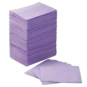 Waterproof Colorful Dental Bibs 3 Ply Dental Pad in Bag Free Sample Teeth Multipurpose