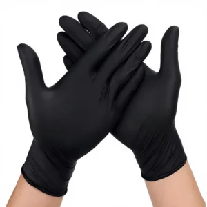 Waterproof Disposable Nitrile Cotton Black Anti Slip Safety Comfortable Gloves Heat Resistant Proof for Men Women