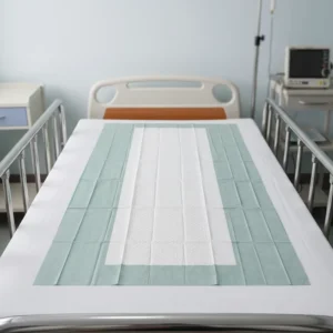 Waterproof Disposable PP Paper Bed Sheet Underpads Medical Supplies Size 80x180cm Model KA 006 OEM ODM Brand UV Light