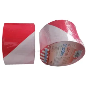 Waterproof Fluorescent Red Non Adhesive PE Marker Barrier Hazard Warning Tape ASTM D882 Standard ISO Certified for Safety
