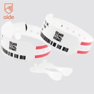Waterproof Hospital Id Wristband Patient Id Bracelets Direct Thermal Wristbands with logo Custom