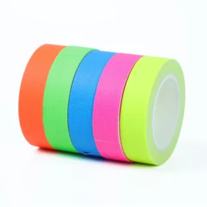 Waterproof Hot Melt Adhesive Fluorescent Glowing Blacklight Reactive Luminous Warning Marking Cloth Tape
