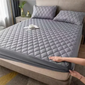 Waterproof Mattress Cover Topper Washable Bed Cover Thickened Mattress Protector Cover Queen Size Bed Sheet Anti mites Pad Mat