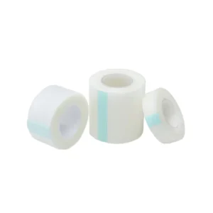 Waterproof Medical PE Hypoallergenic Adhesive Transparent Surgical Fixation Tape for Skin Wound Dressing CE Certified 2.5CMX9M