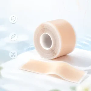 Waterproof Medical Transparent Wound Dressing Comfortable Silicone Scar Tape Roll (Breathable & Anti Scar)