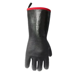 Waterproof Neoprene Tear Resistant Silicone free Latex free Safety Gloves Textured Fingers 14 inch Heat Resistant Cooking