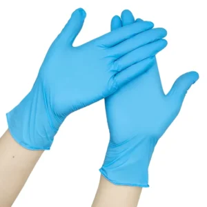 Waterproof Nitrile Gloves Doctor Nurse Dental Clinic 3mil Disposable Powder Free Blue Nitrile Examination Gloves for Medical