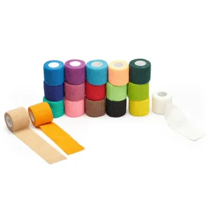 Waterproof Non Woven Adhesive Elastic Cohesive Medical Bandage for Pets Dog & Horse Care CE Certified Self Adherent Wrap