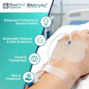 Waterproof PU Silicone Wound Dressing Reusable Silicone IV Cannula Dressing Catheter Fixation Wound Dressings