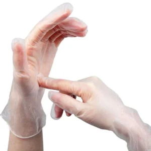 Waterproof PVC Gloves Food Safety Cooking Dishwashing Oil Resistant Clear Disposable Powder Free 4mil Vinyl Gloves for Kitchen