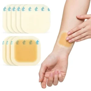 Waterproof Self adhesive Hydrocolloid Dressing Sterile Thin Wound Patch for Burn Exudate Wounds OEM Available