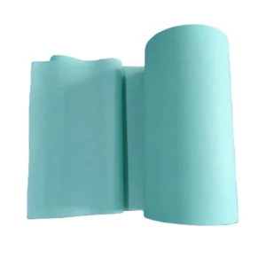 Waterproof Sterilization Wrapping Crepe Paper Blue Green Medical Crepe Paper Sheets Roll Papers