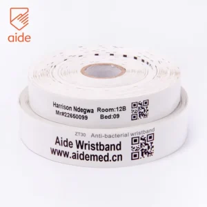 Waterproof Thermal Printable ID Medical Hospital Patient PP Wristband Thermal Printabe Wristband for Patients