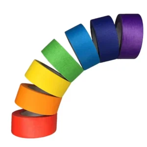 Waterproof Wall Decoration Paper Resistant Single Sided Masking Tape for Wall Paints and Stains