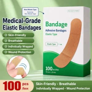 Waterproof and Breathable Medical Sterile High-elastic Bandage for Emergency Wound Care