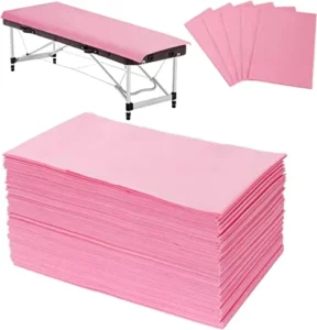 Waterproof and Oil Proof Massage Table Sheets Sets Disposable Spa Bed Sheets Non Woven Fabric Lash Bed Cover