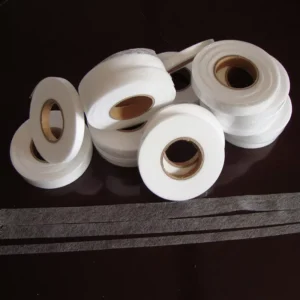 Web Fuse Non Woven Hotmelt Adhesive Web Roll EVA Material Weight From 10 to 100 gsm