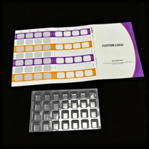 Weekly Cold Seal Tray Compatible PET Blister Pack System Tri Fold Booklet Design for Pills Easy Use No Extra Equipment Needed