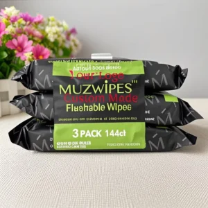 Wet Toilet Paper Antibacterial Flushable Cleaning Wipes for Personal Hygiene for Menstrual Periods and Restroom Use